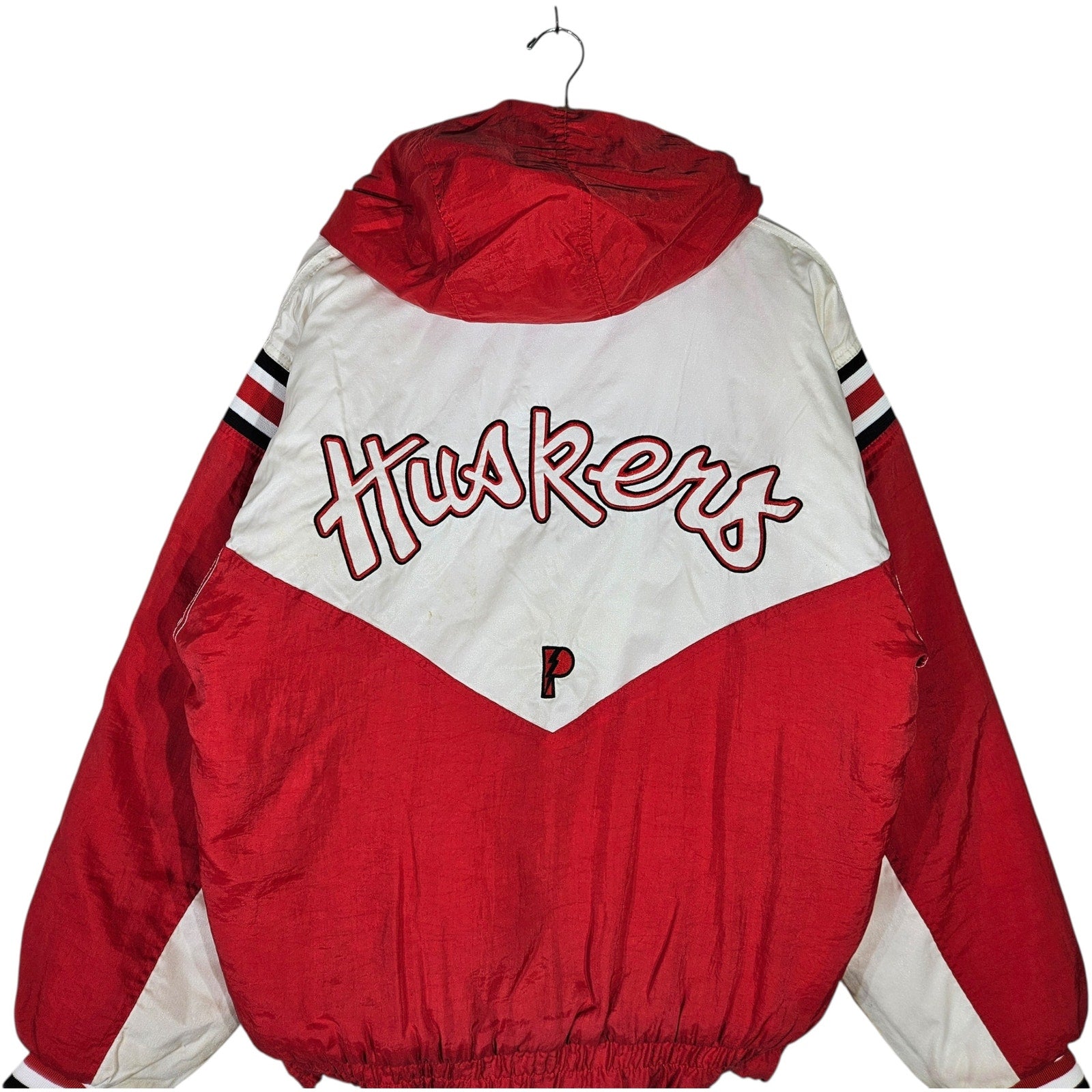 Vintage Nebraska Huskers Mullet Spellout Puffer Jacket