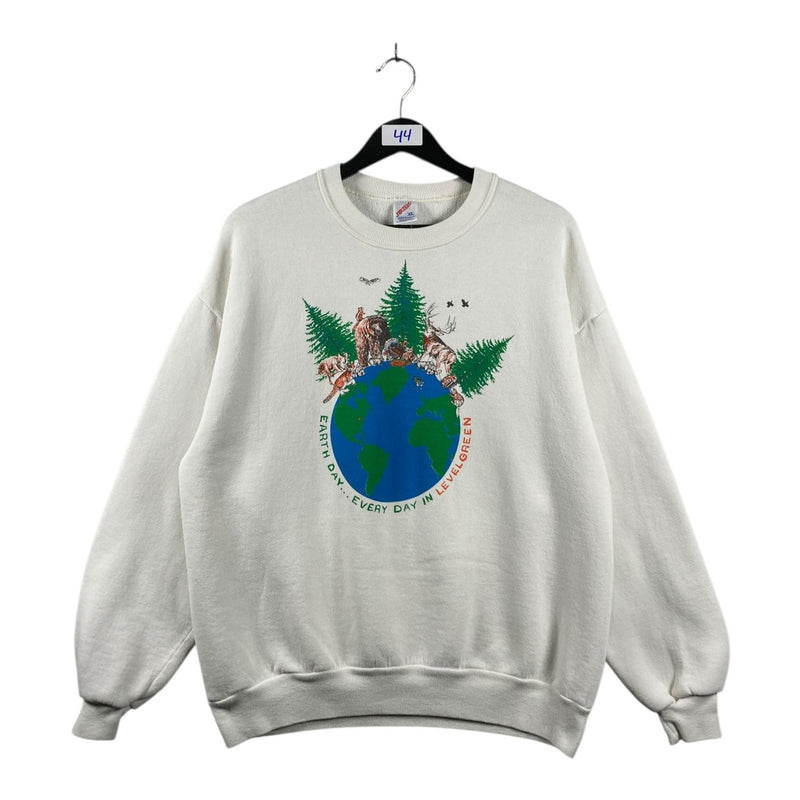 Vintage Earth Day in Levelgreen Crewneck