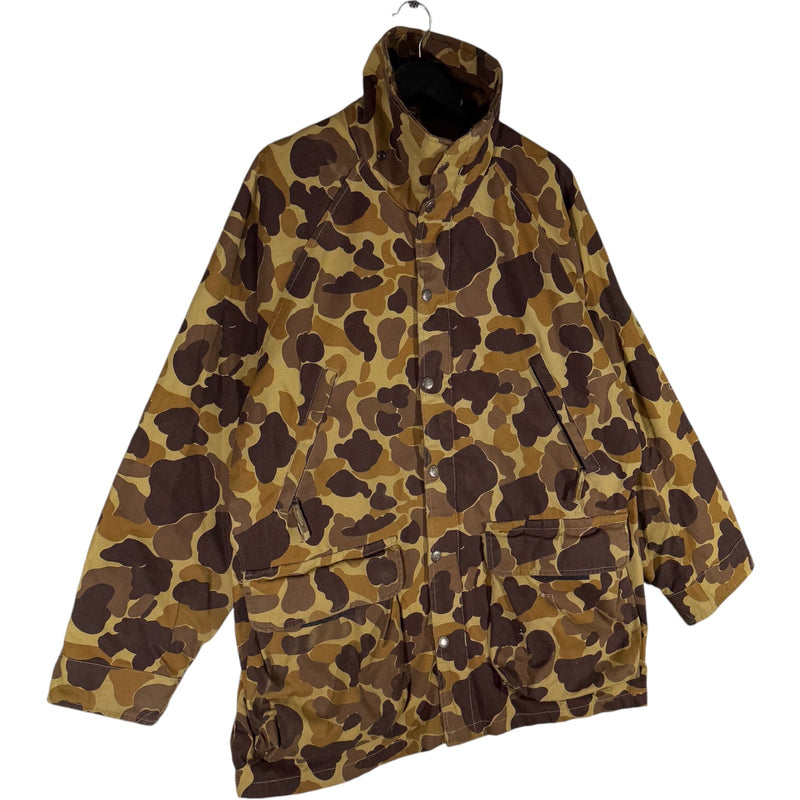 Vintage Field & Stream Camo Trench Jacket