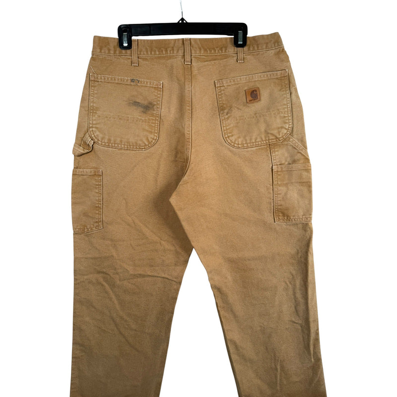 Vintage Carhartt Carpenter Canvas Utility Work Pants 36