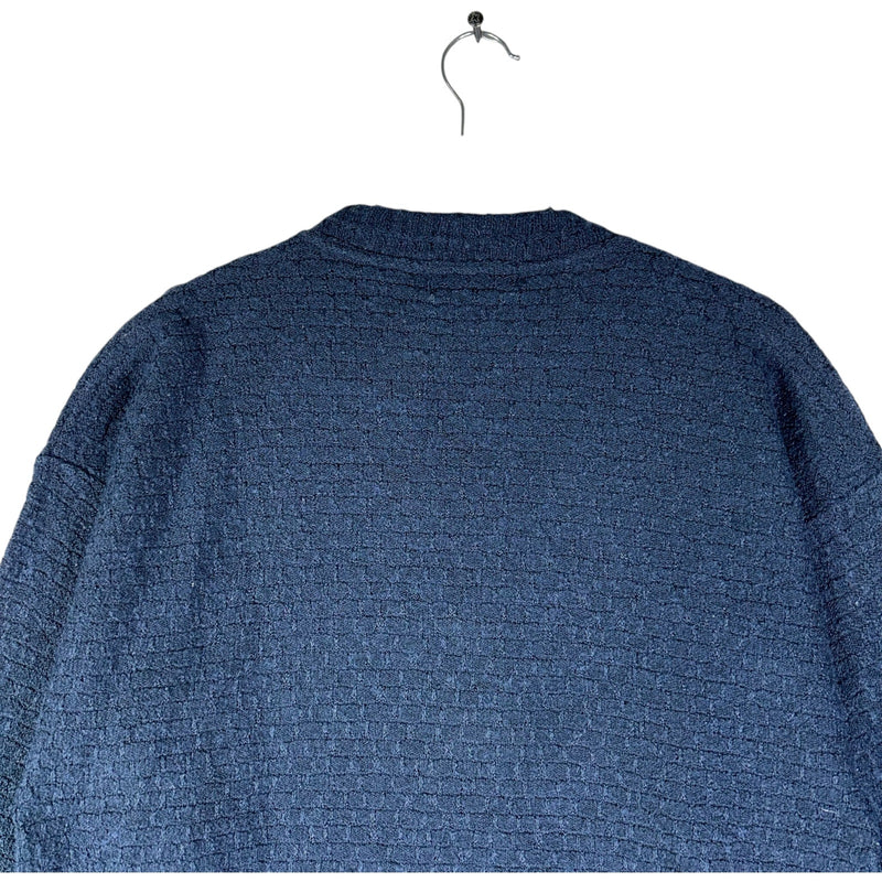 Vintage Tiziano 3D Knit Textured Sweater