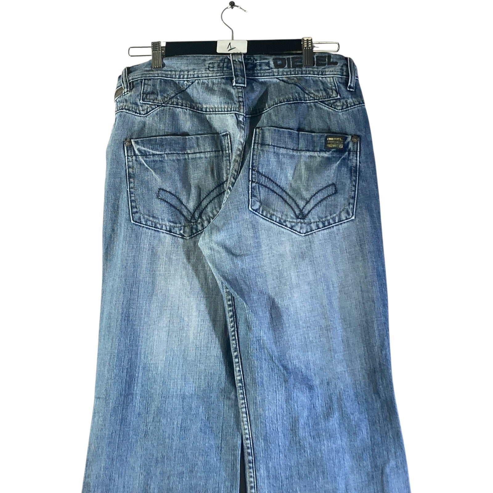 Vintage Diesel Hudson Wide Leg Denim Jeans 32x28