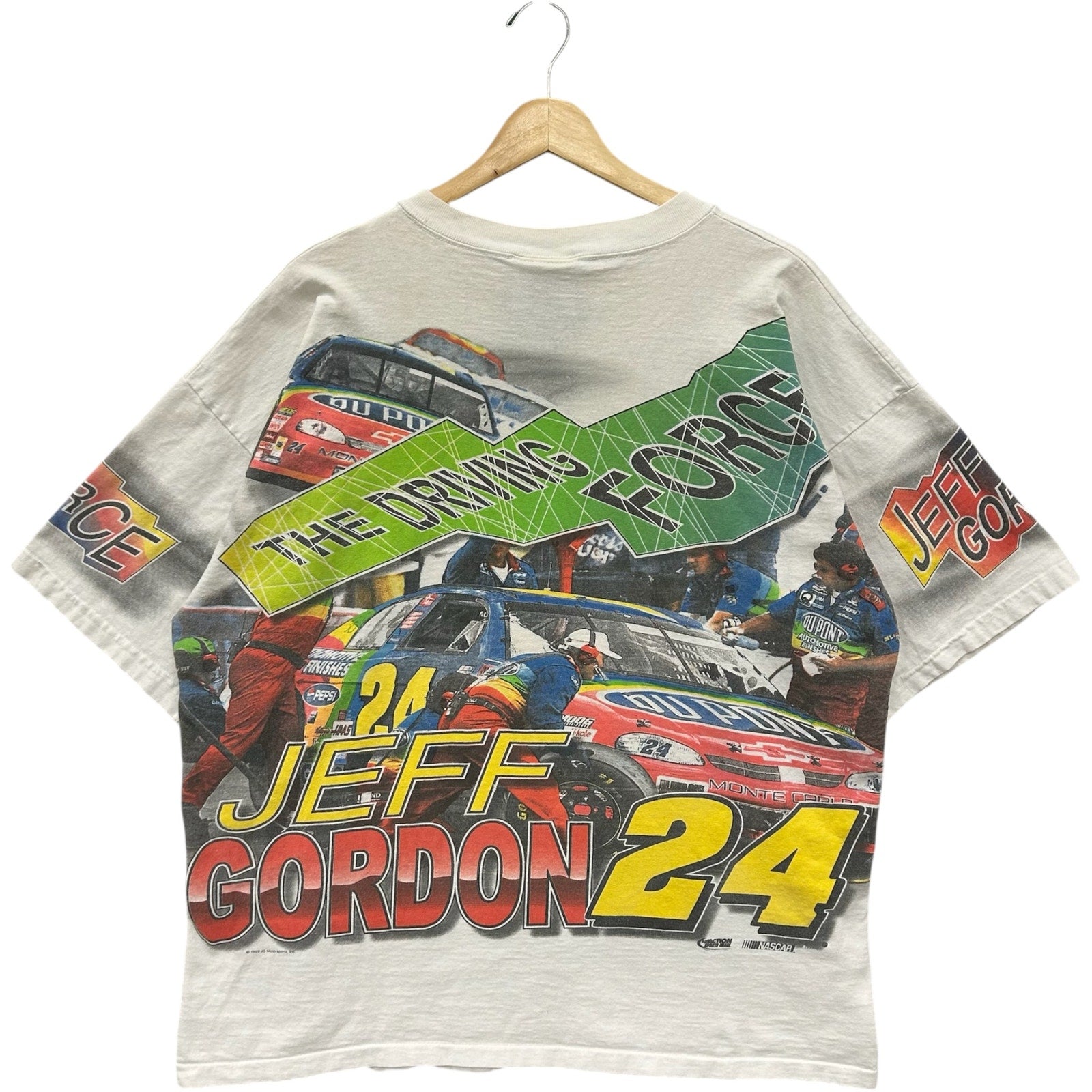 Vintage Jeff Gordon #24 The Driving Force AOP NASCAR Tee