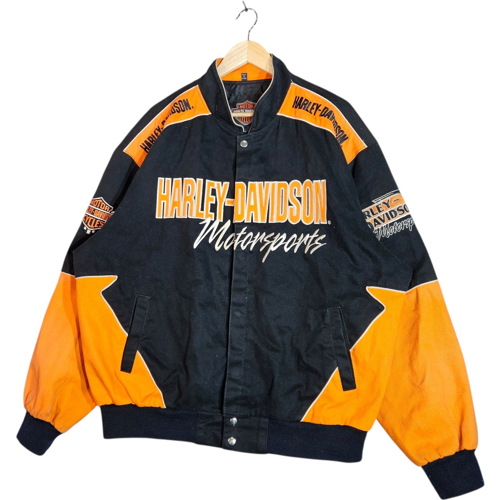 Vintage Harley Davidson Motorsports Bomber Jacket