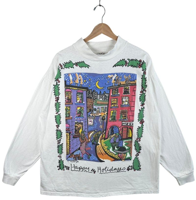 Vintage Maillie Happy Holidays Sweatshirt Crewneck