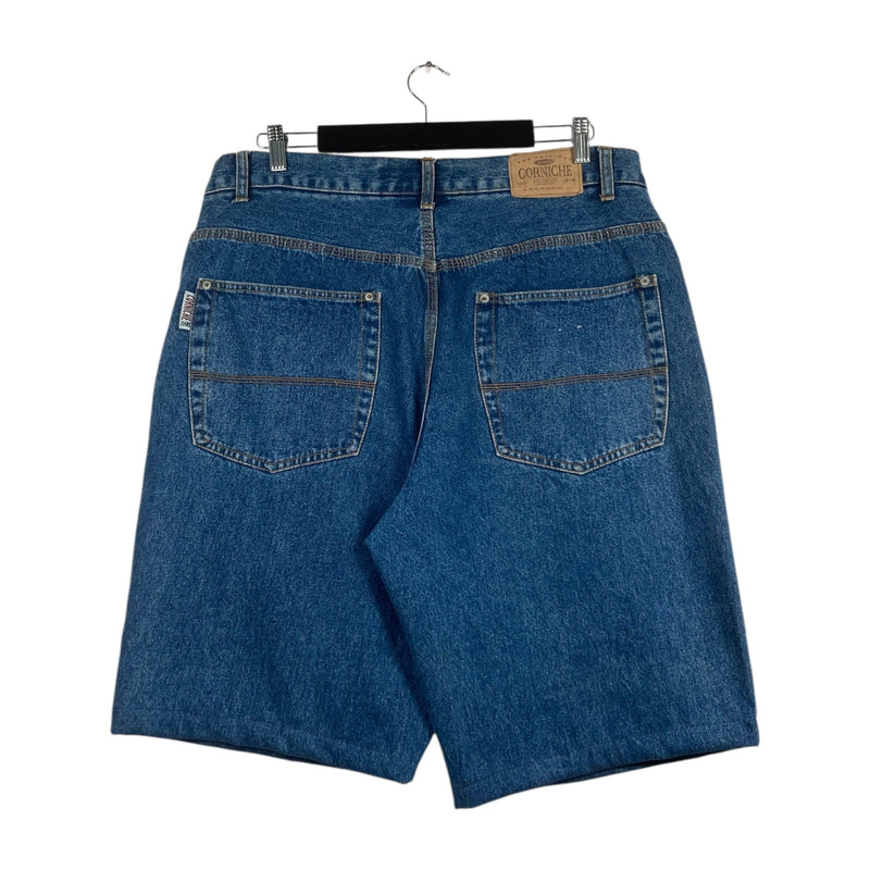 Vintage Corniche Classic Denim Shorts 36