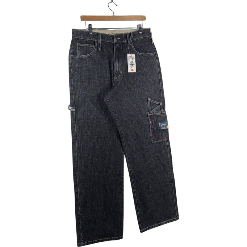 Y2K Mecca Straight Leg Carpenter Denim Pants NWT Size 34