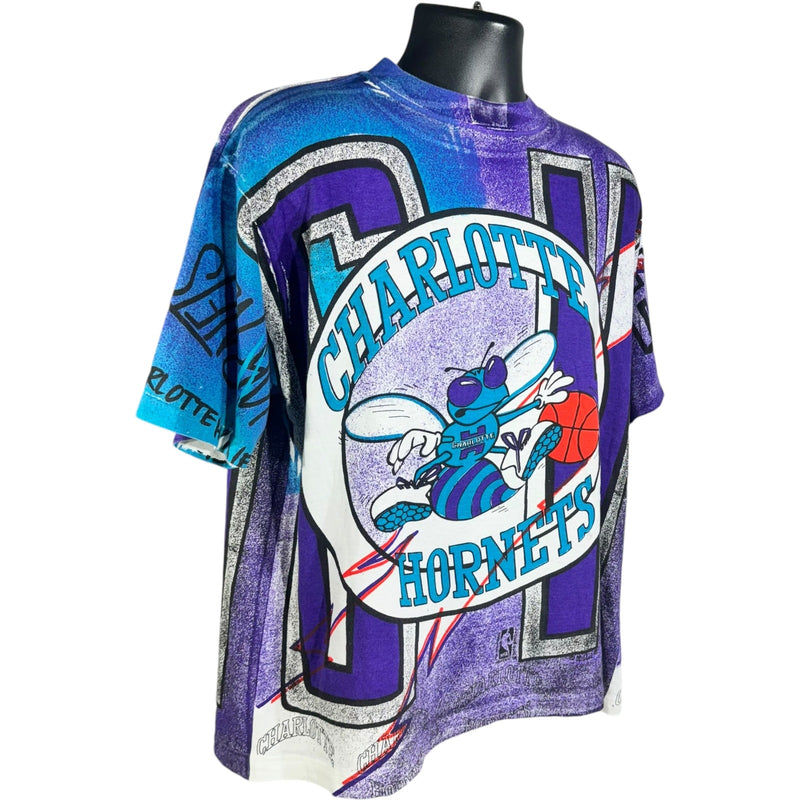 Vintage Charlotte Hornets AOP Tee