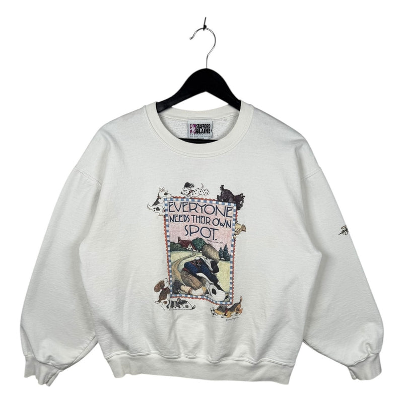 Vintage Everyone Needs Their Own Spot Dog Crewneck