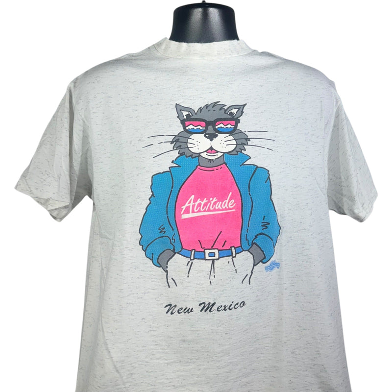 Vintage New Mexico Cat "Attitude" Souvenir Tee