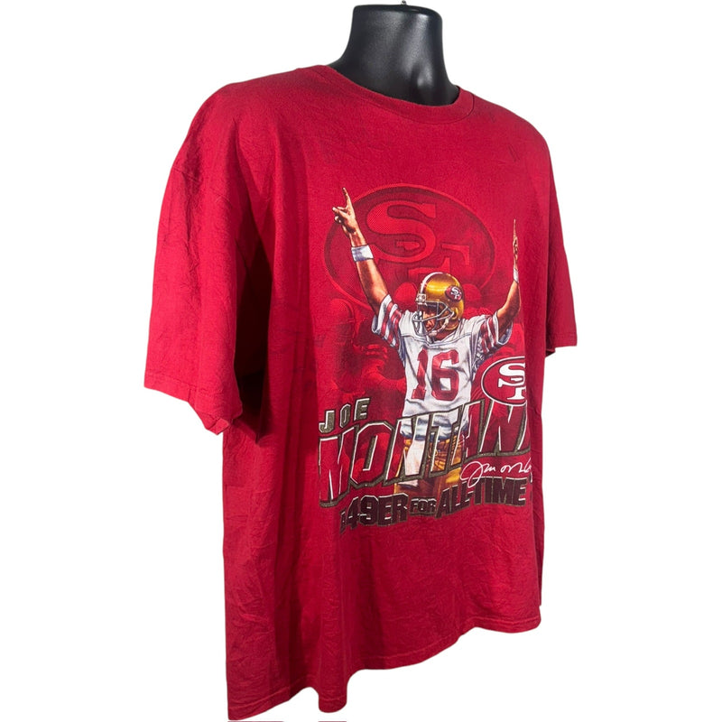 Vintage San Francisco 49ers Joe Montana NFL Player Tee 90s