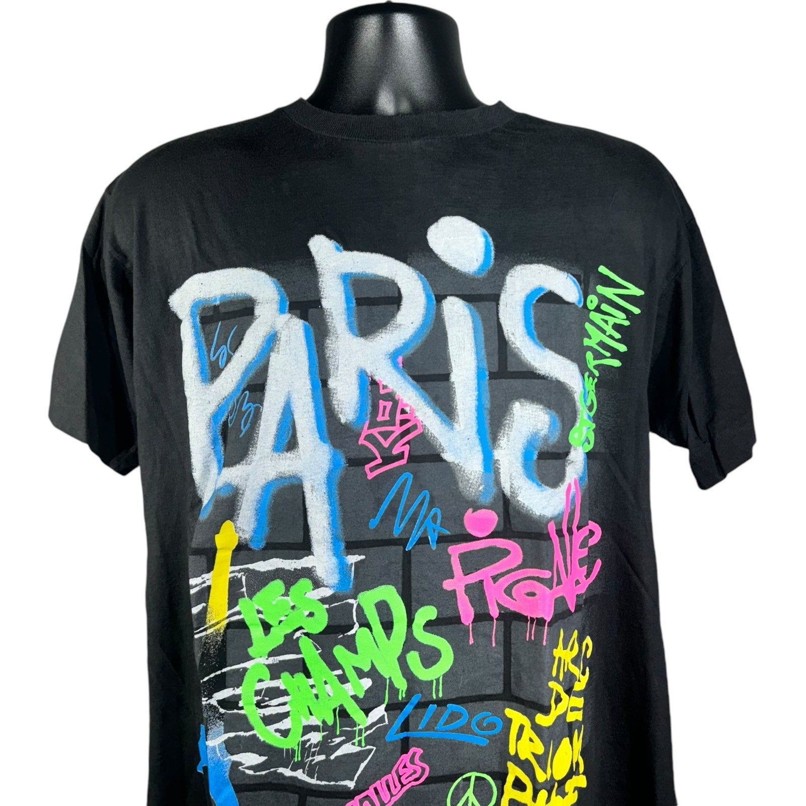 Vintage Paris Graffiti Tee