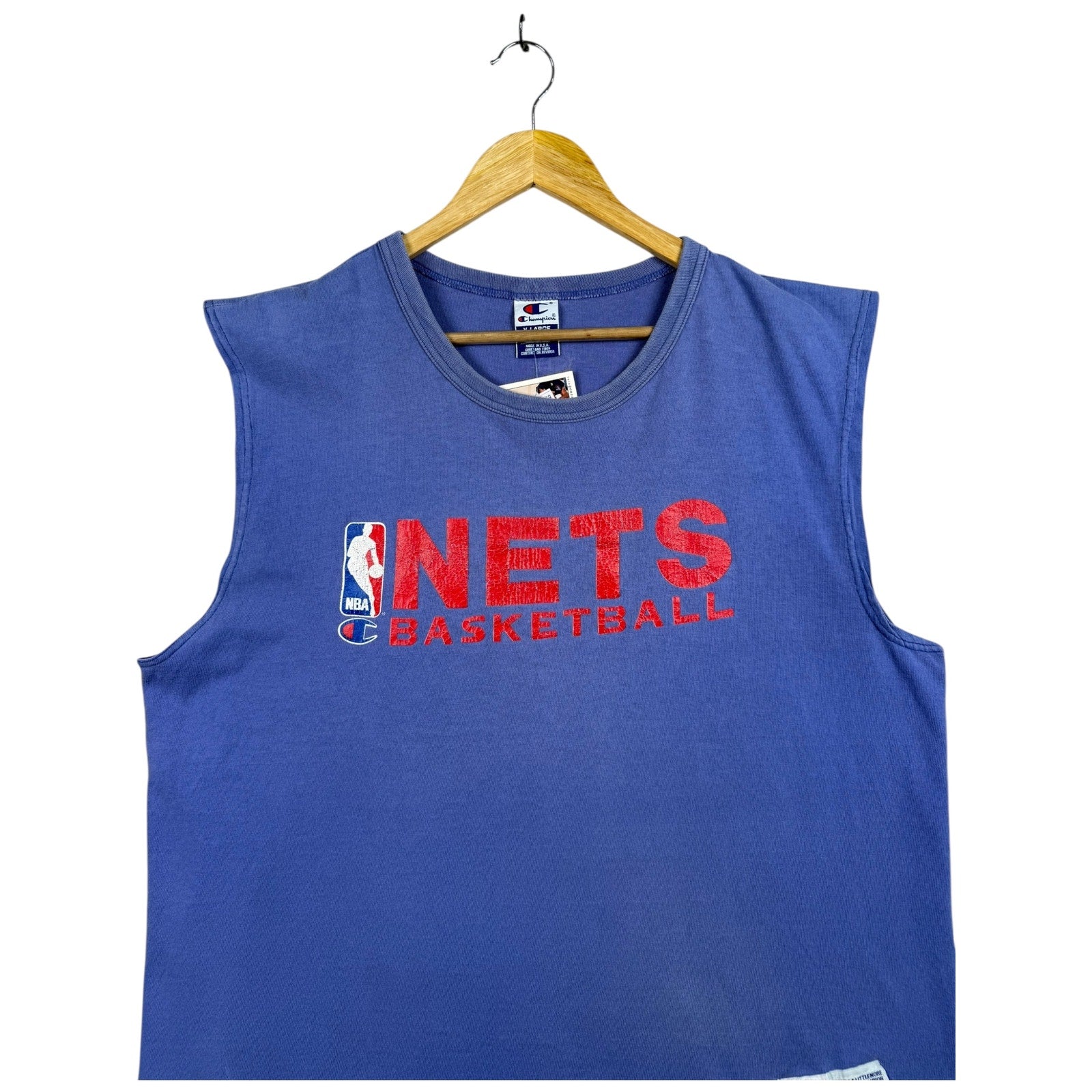 Vintage Champion Nets Basketball NBA Tank Top