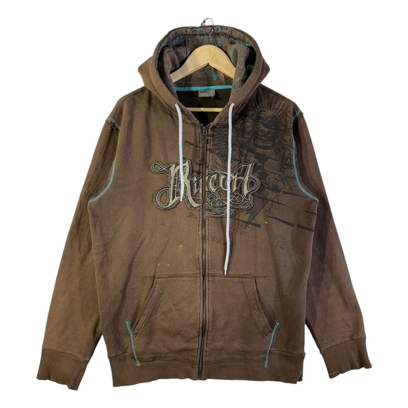 Vintage Ripcurl Tribal Skull Full Zip Hoodie