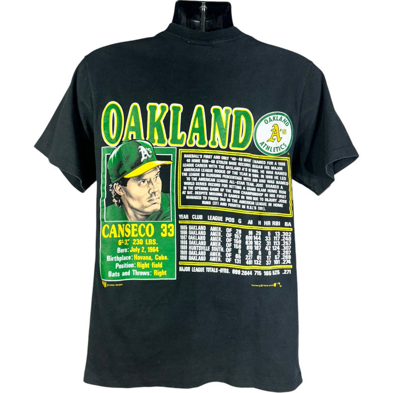 Vintage Oakland Athletics Jose Conseco #33 MLB Tee