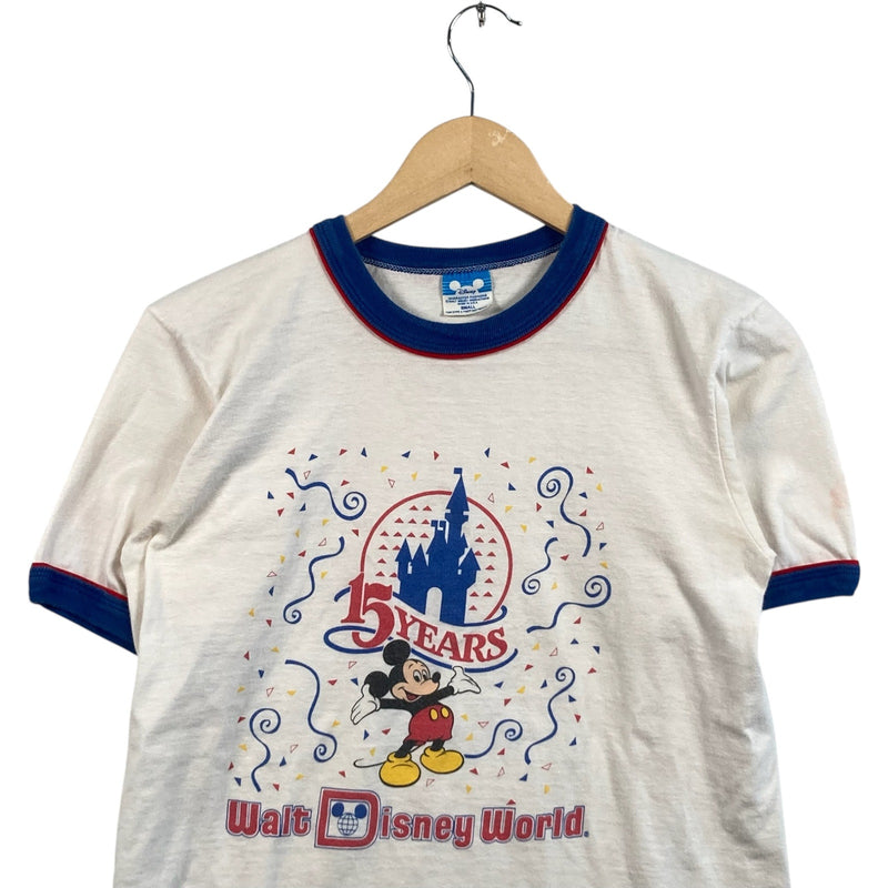 Vintage Disney World 15th Anniversary Mickey Ringer Tee