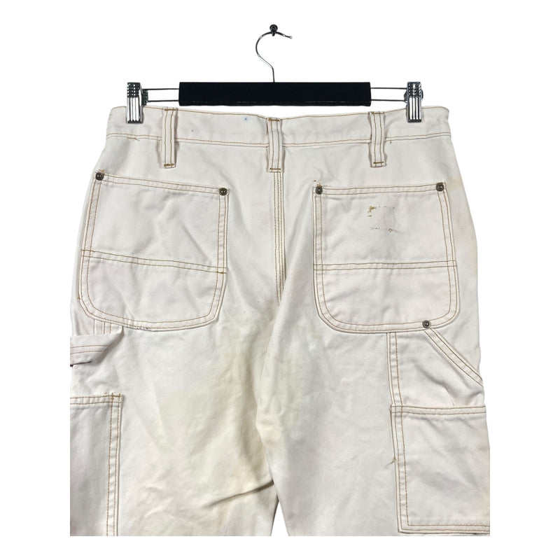Vintage Carhartt Cut-out Utility Pockets Cargo Shorts 32