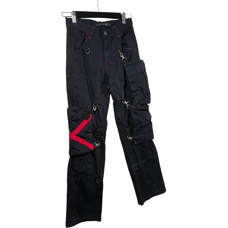 Vintage Criminal Damage Strap Goth Cargo Pants 28