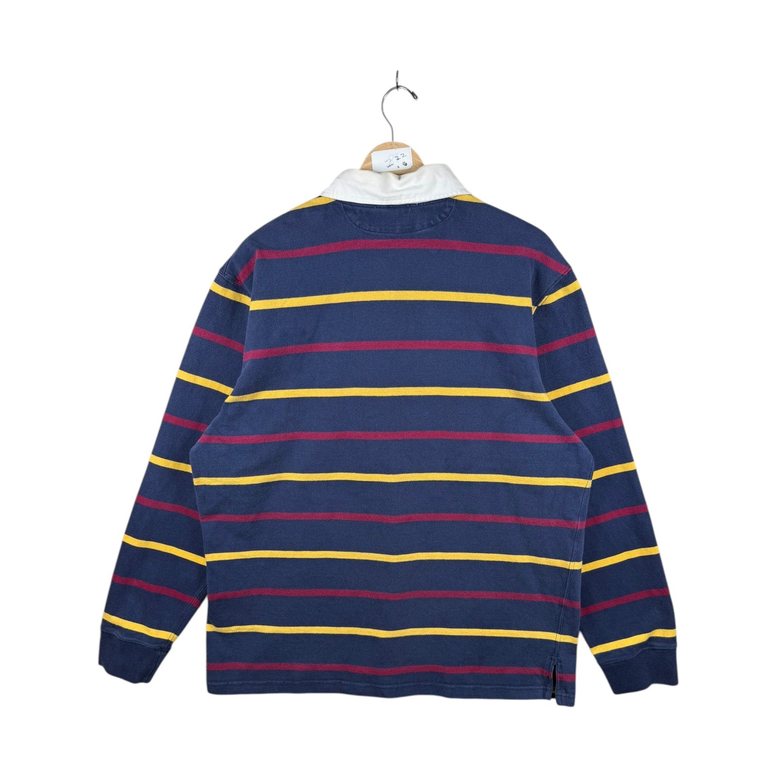 Vintage Polo Ralph Lauren Striped Rugby Long Sleeve Polo