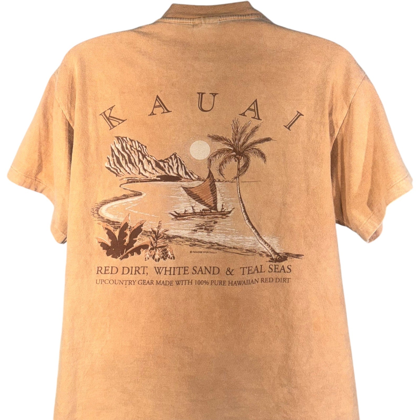 Vintage Kauai Hawaii Red Dirt Souvenir Tee