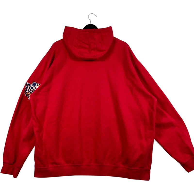 Vintage Majestic Texas Tech World Series Hoodie