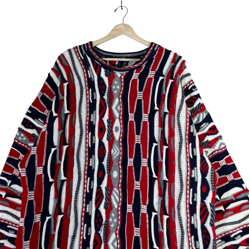 Vintage 3D Knit Sweater