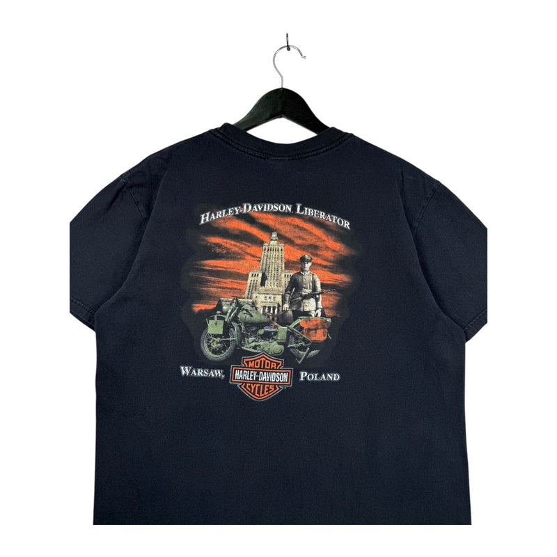 Vintage Harley Davidson Warsaw Poland T-Shirt