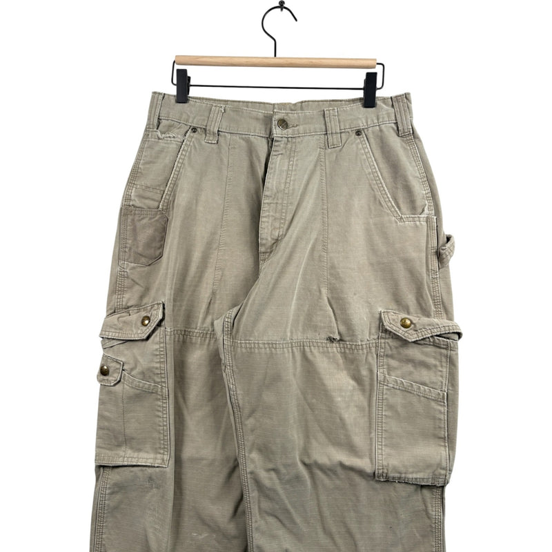 Vintage Carhartt Baggy Utility Carpenter's Cargo Pants 32x29