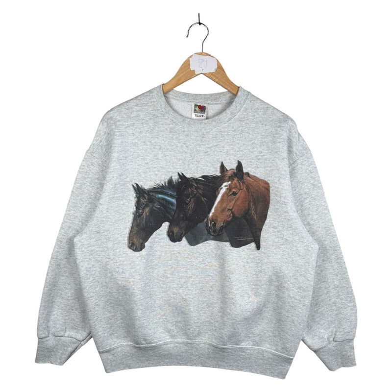 Vintage Horse Trio Crewneck