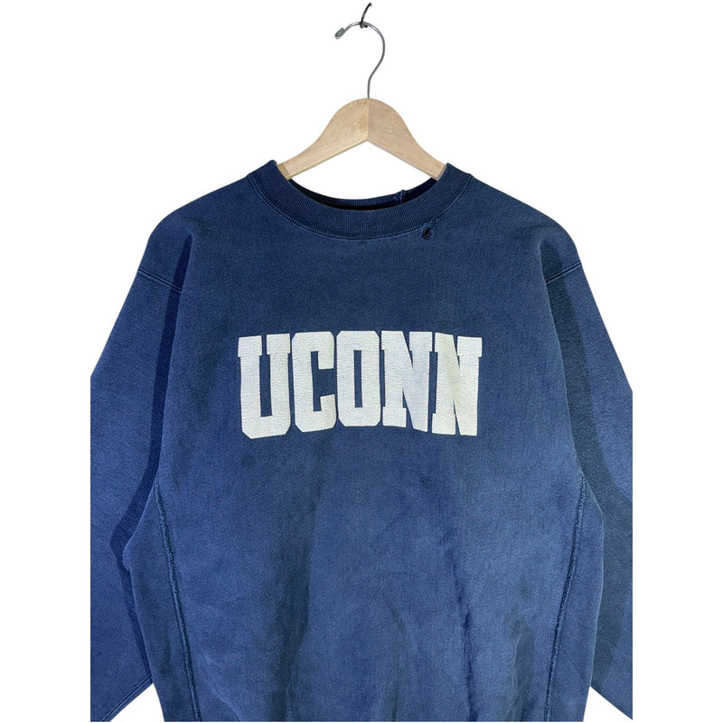 Vintage Champion UConn Huskies University of Connecticut Crewneck
