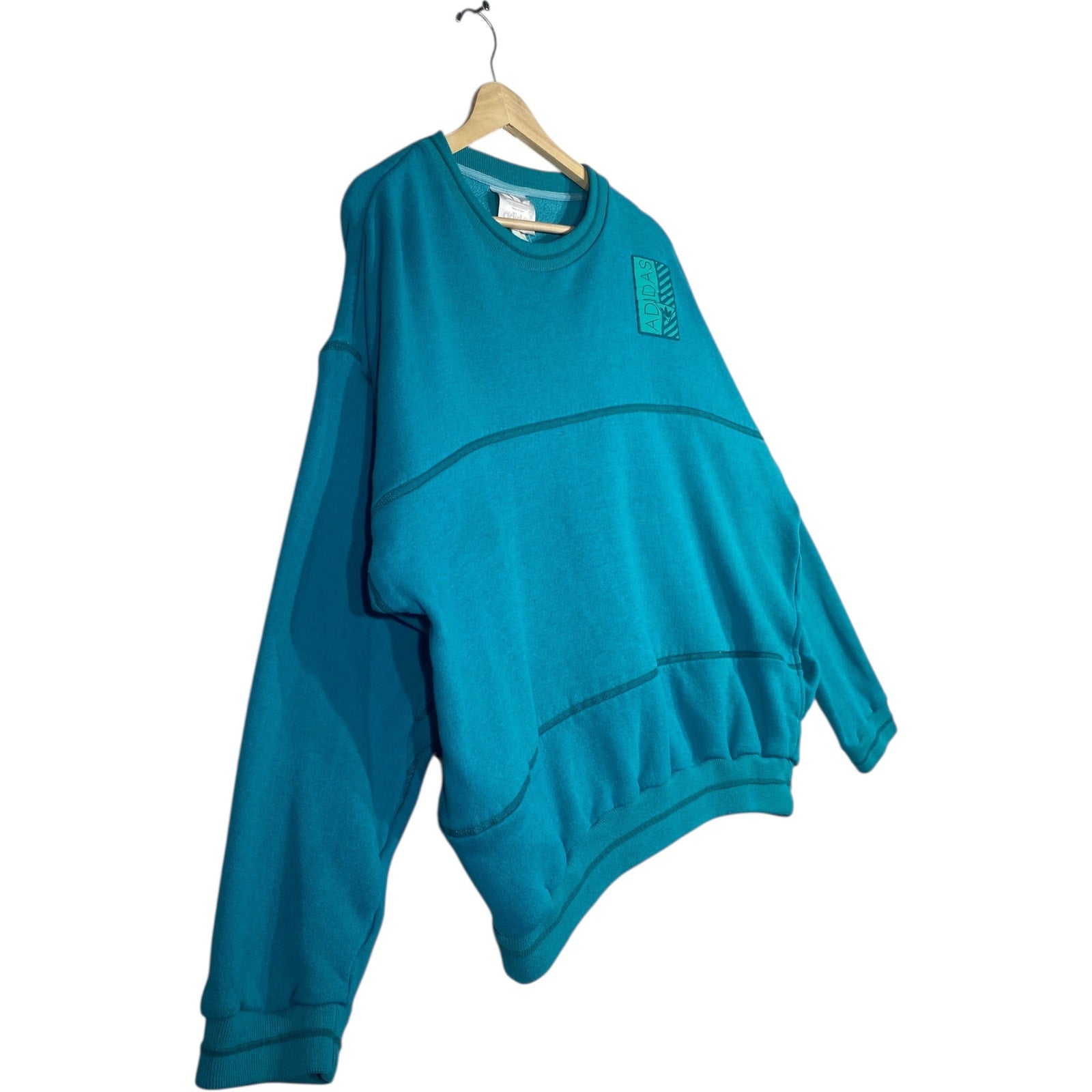 Vintage Adidas Line Details Sweatshirt Crewneck