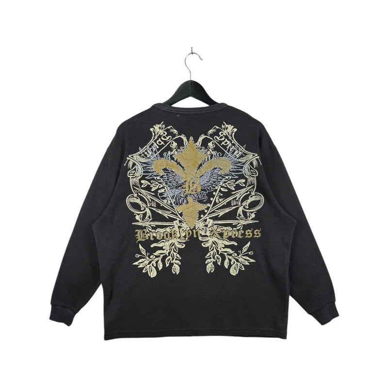 Vintage Brooklyn Express Bklyn Spirit Graphic Crewneck