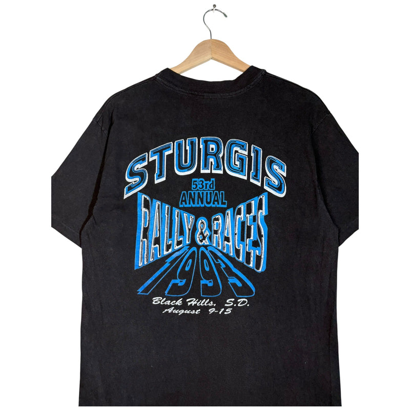 Vintage Sturgis Rally & Races T-Shirt 90s