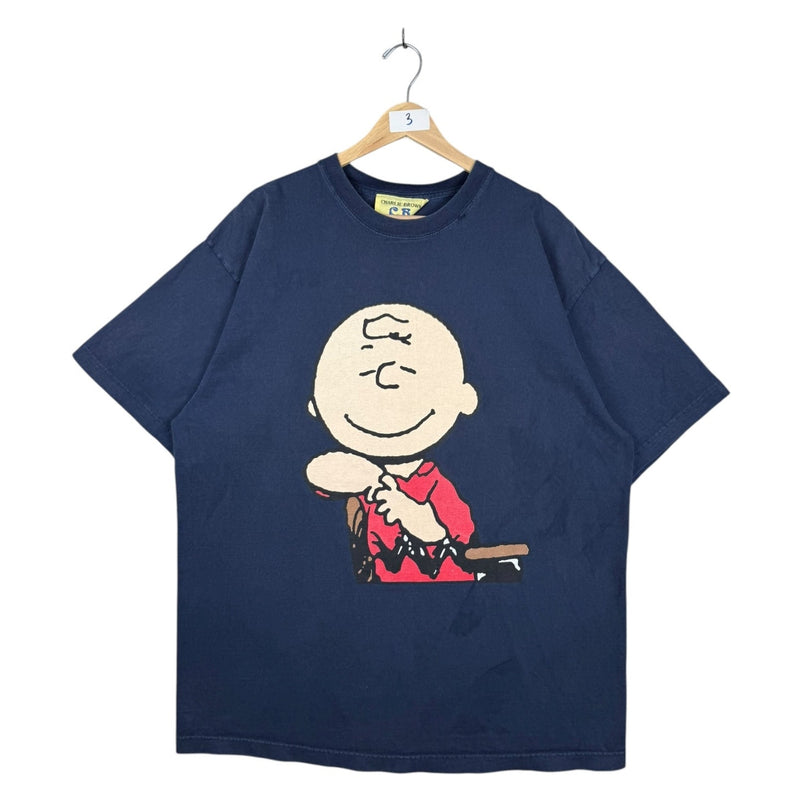 Vintage Peanuts Cartoon Graphic T-Shirt