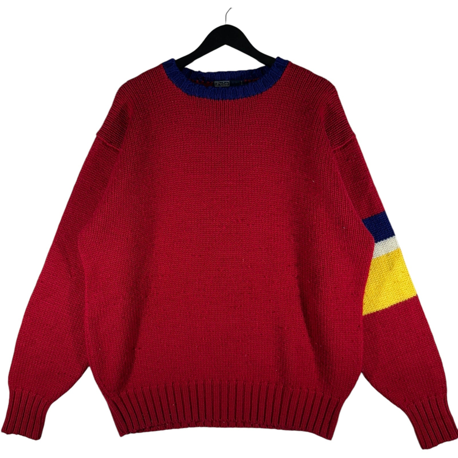 Vintage Polo Ralph Lauren Nautical Flag Wool Sweater 90s