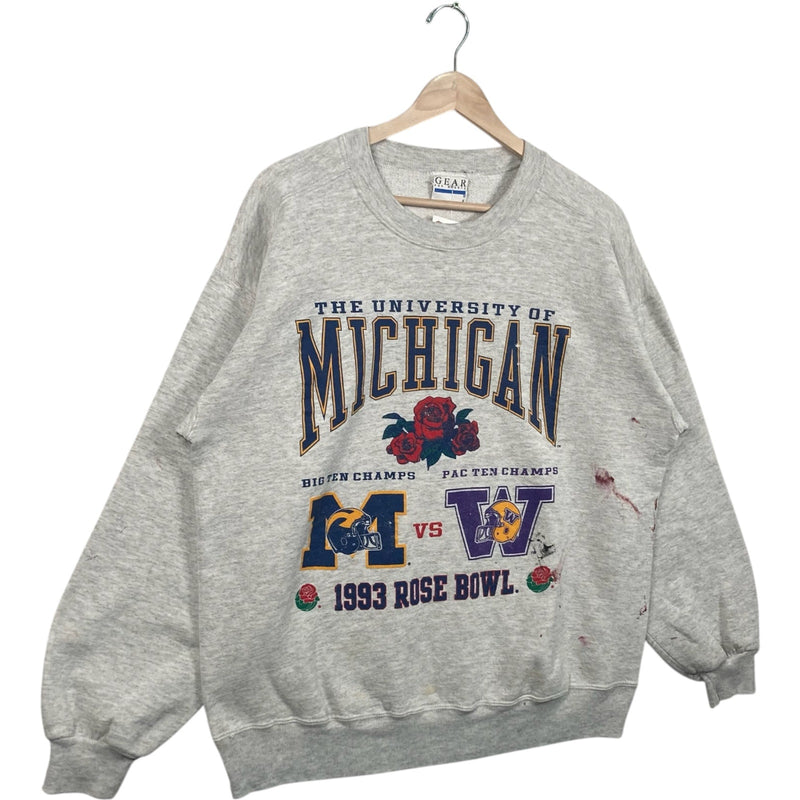 Vintage University Of Michigan Rose Bowl Crewneck 1993