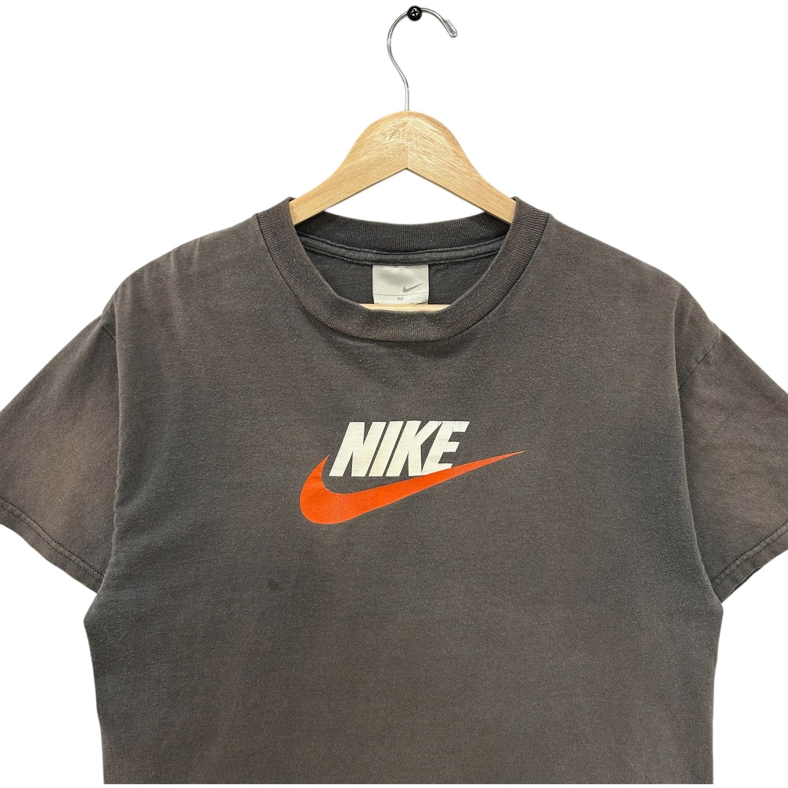 Vintage Nike Swoosh Chest Spellout Logo Tee