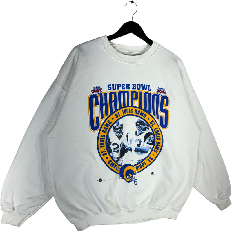 Vintage NFL Super Bowl Champions St Louis Rams Crewneck