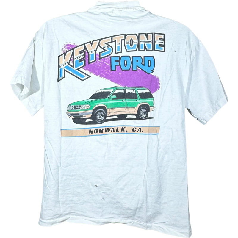 Vintage Keystone Ford Norwalk, CA Car Dealership Promo Tee