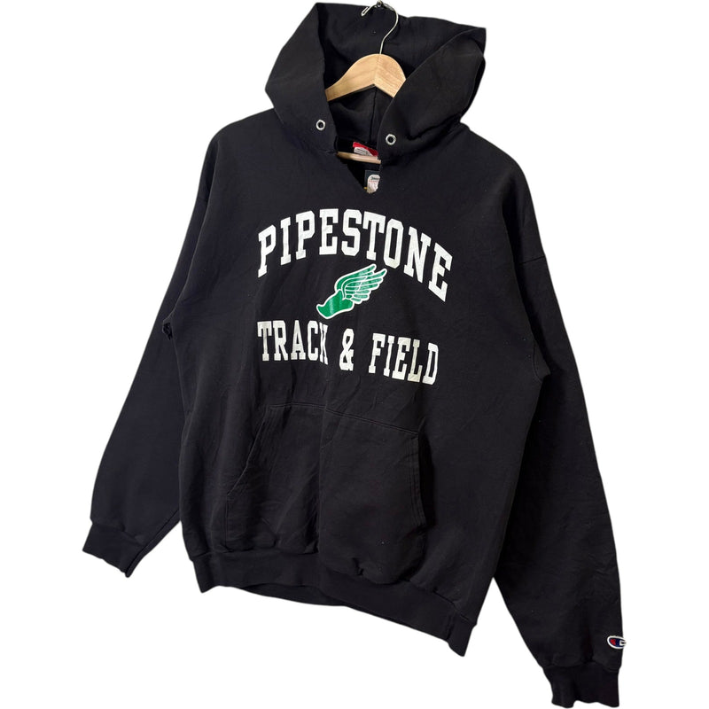 Vintage Champion Pipestone Track & Field Hoodie Large