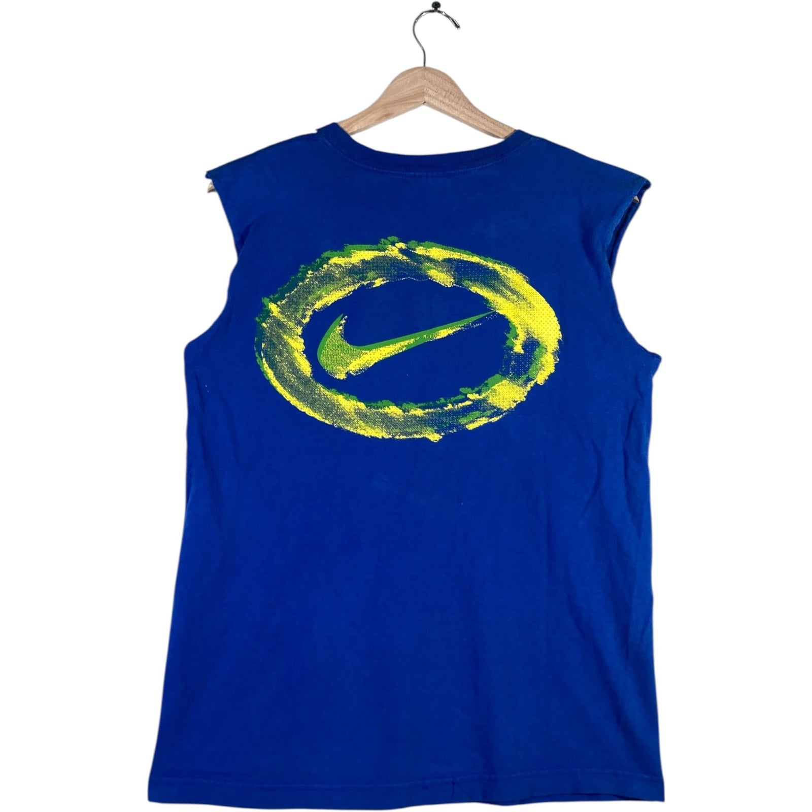 Vintage Nike Big Swoosh Cut Sleeves Tank Top