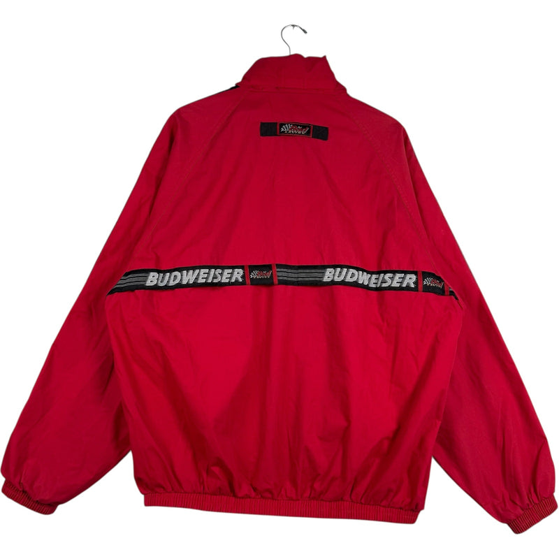 Vintage Pro Player Budweiser Bud Racing Windbreaker