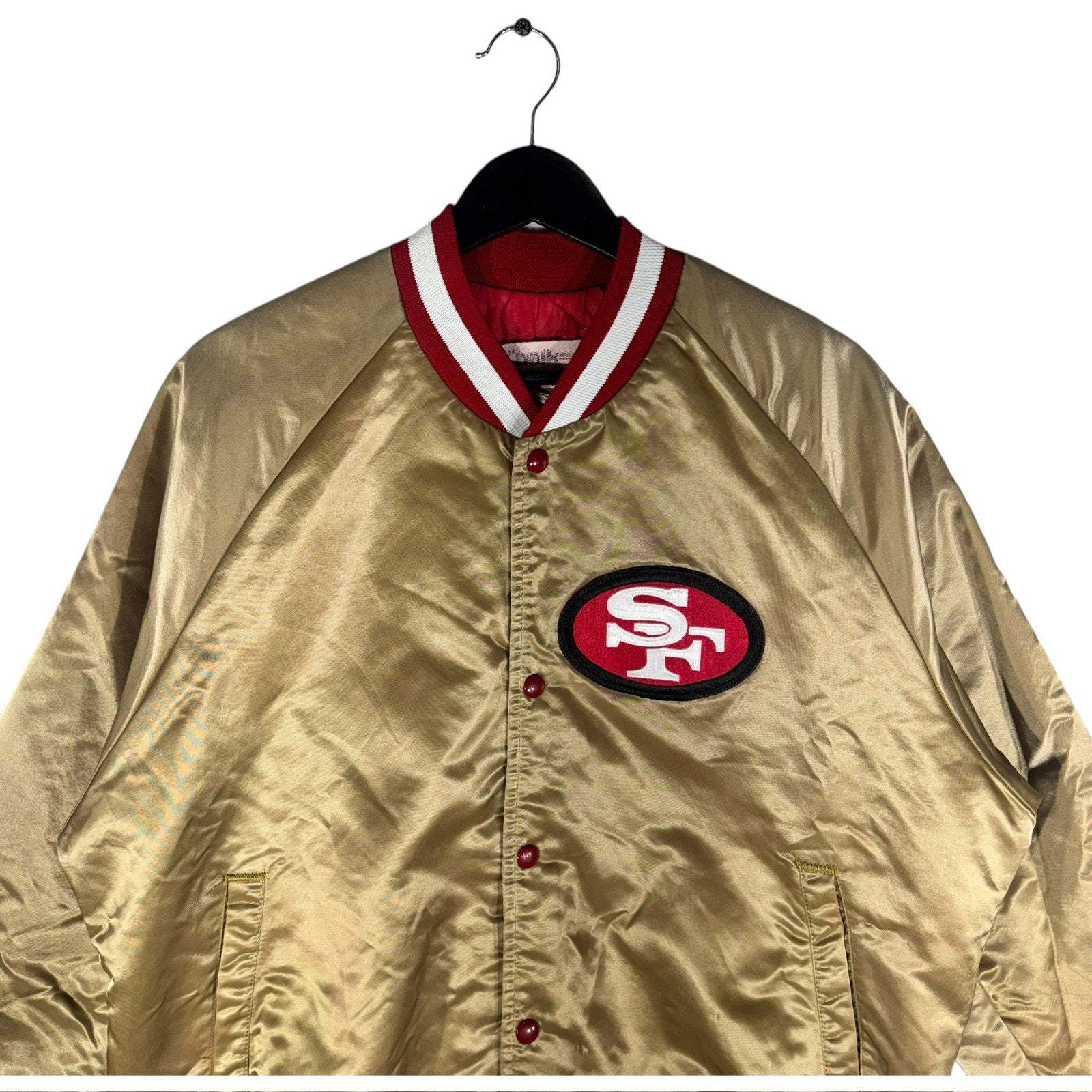 Vintage Chalk Line San Francisco 49ers Satin Bomber Jacket