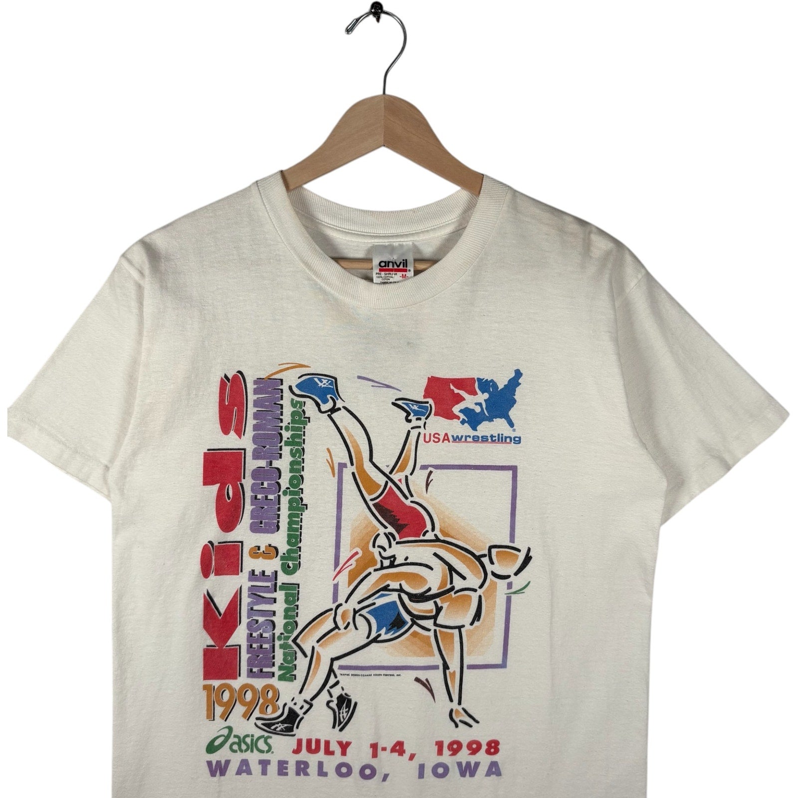 Vintage USA Wrestling National Championships Tee 1998