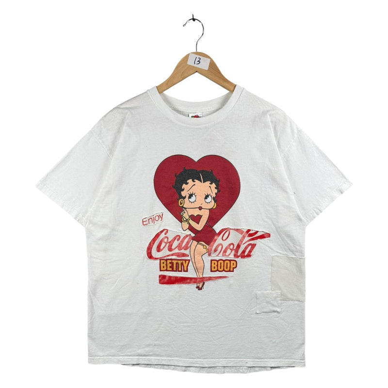 Vintage Coca-Cola x Betty Boop Patchwork 90s T-Shirt