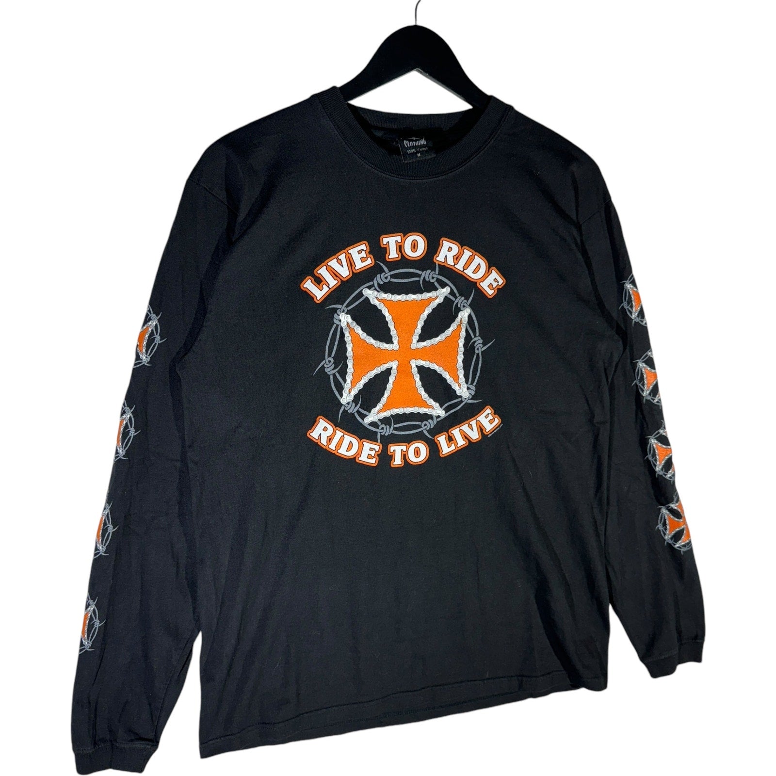 Vintage "Live To Ride Ride To Live" Long Sleeve