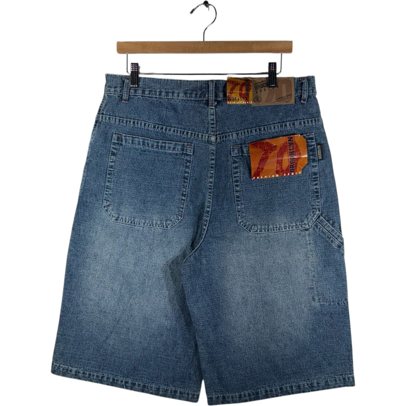 Vintage Brooklyn Xpress Baggy Denim Shorts 34 NWT