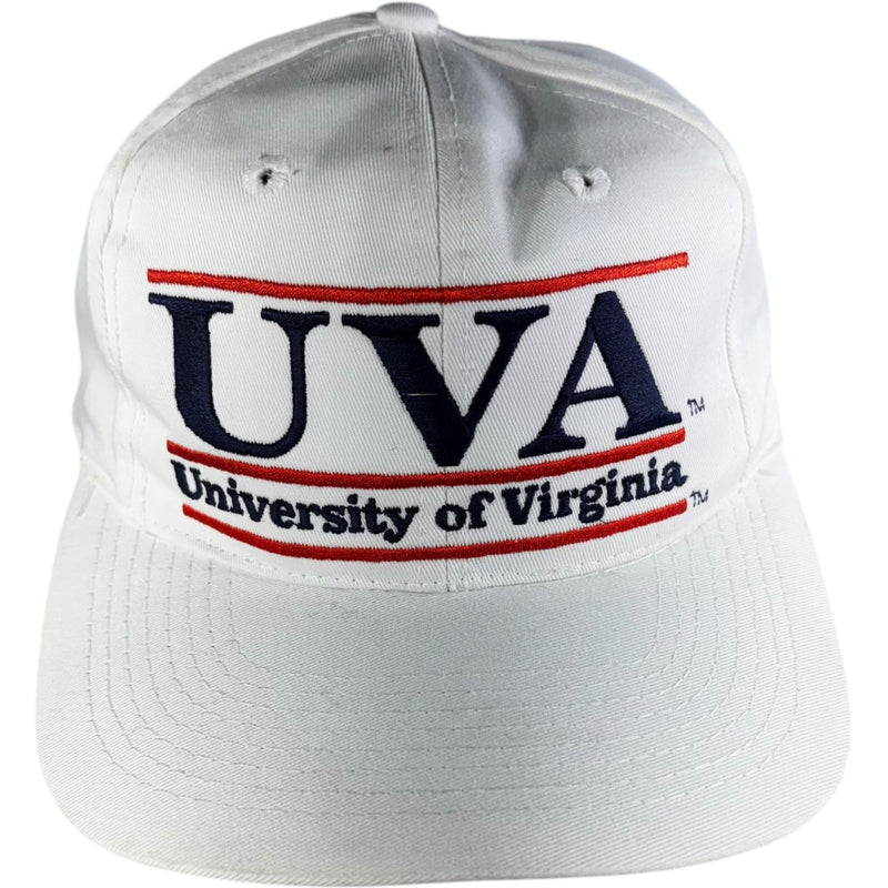 Vintage University of Virginia Spellout Snapback Hat 90s