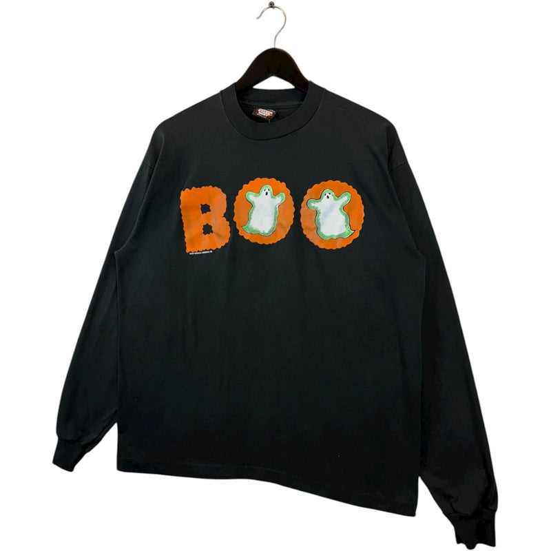 Vintage Halloween Ghosts BOO Long Sleeve