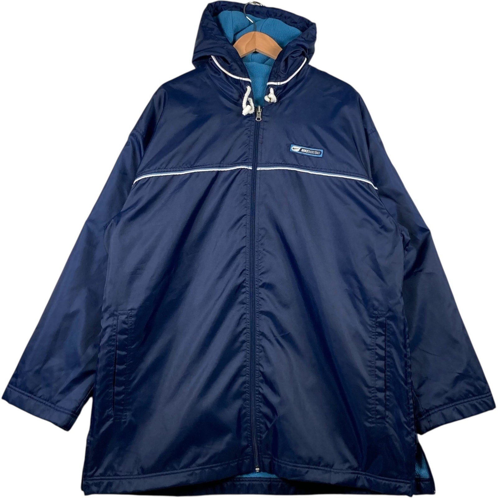 Vintage Nike Reversible Fleece Lined Hooded Jacket